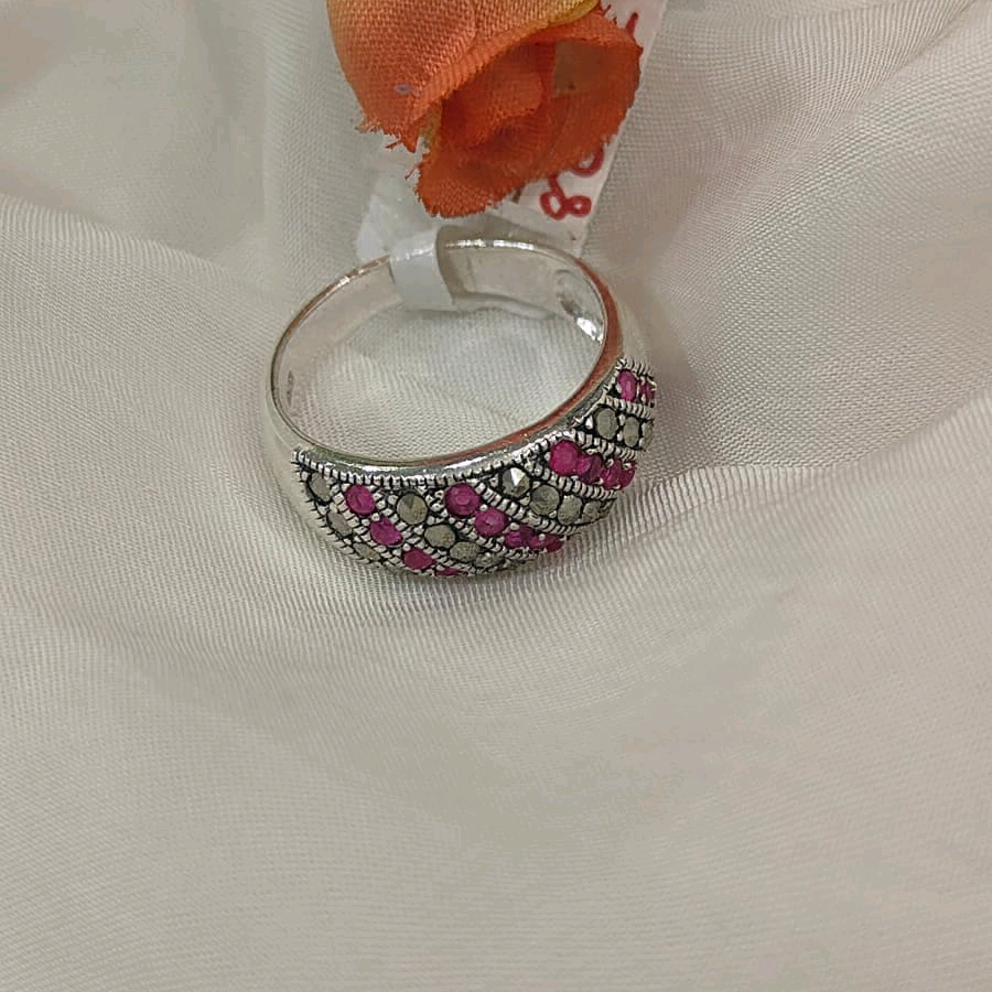 Marcasite Pink Band 